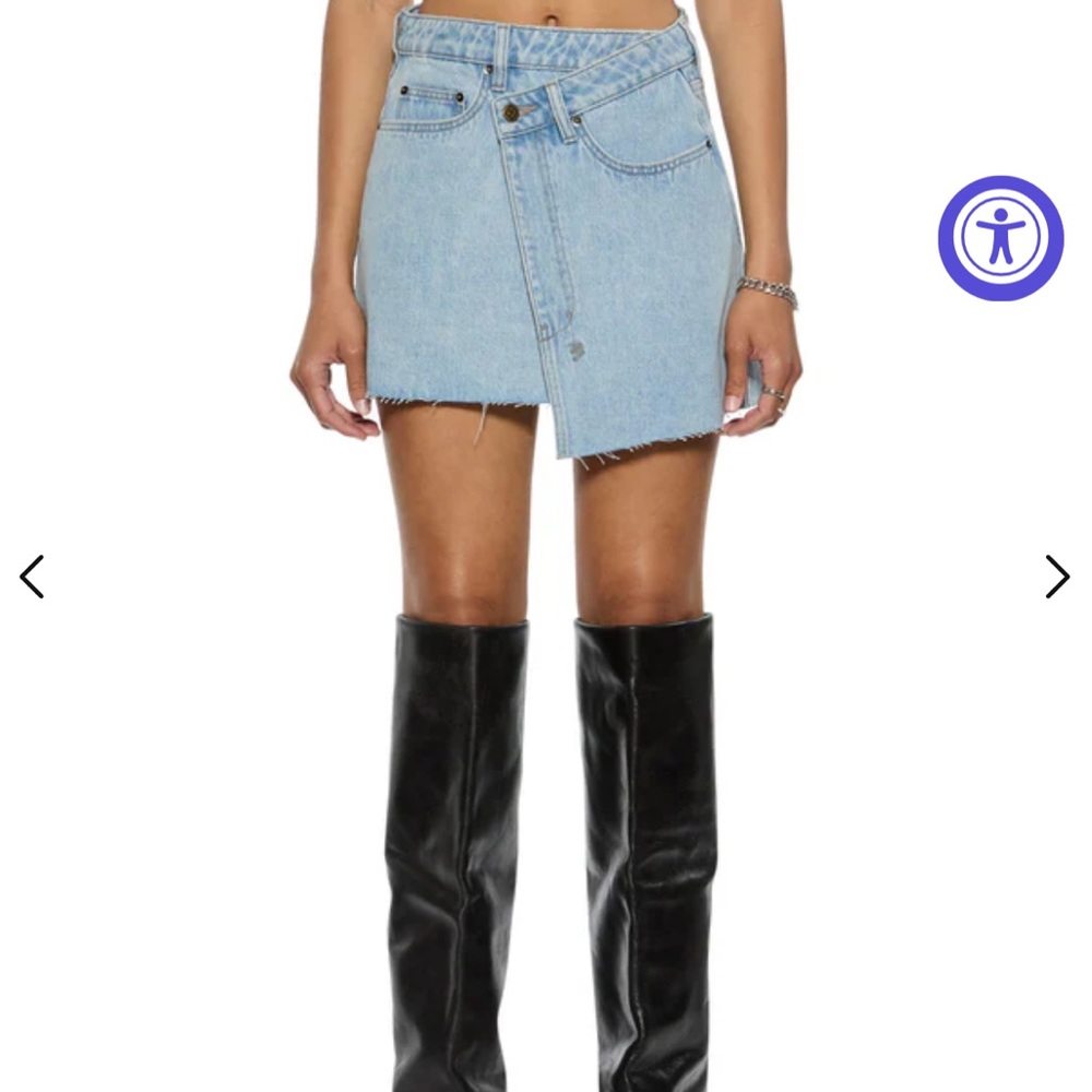 Denim Mini Skirt
